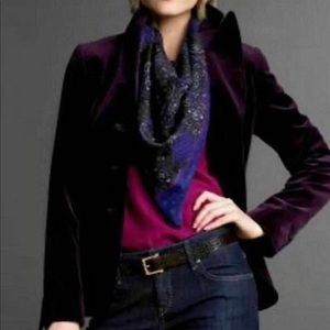 J.Crew Purple Velvet Blazer